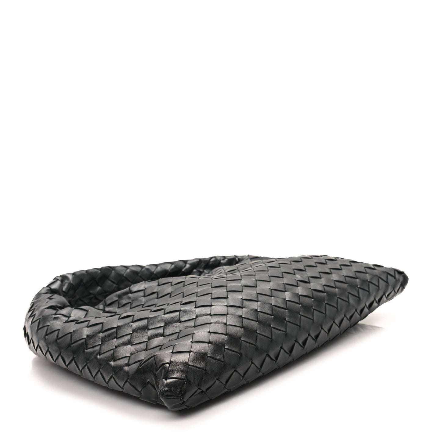 Calfskin Intrecciato Small Hop Black
