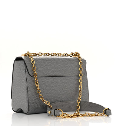 Louis Vuitton Epi Twist Shoulder Bag MM Gris Cloudy 4 of 11