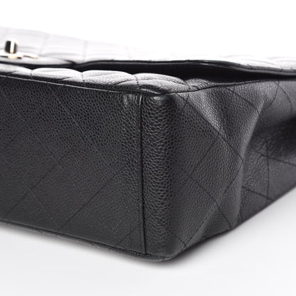 Chanel Caviar Quilted Maxi Single Flap Black 9 of 11