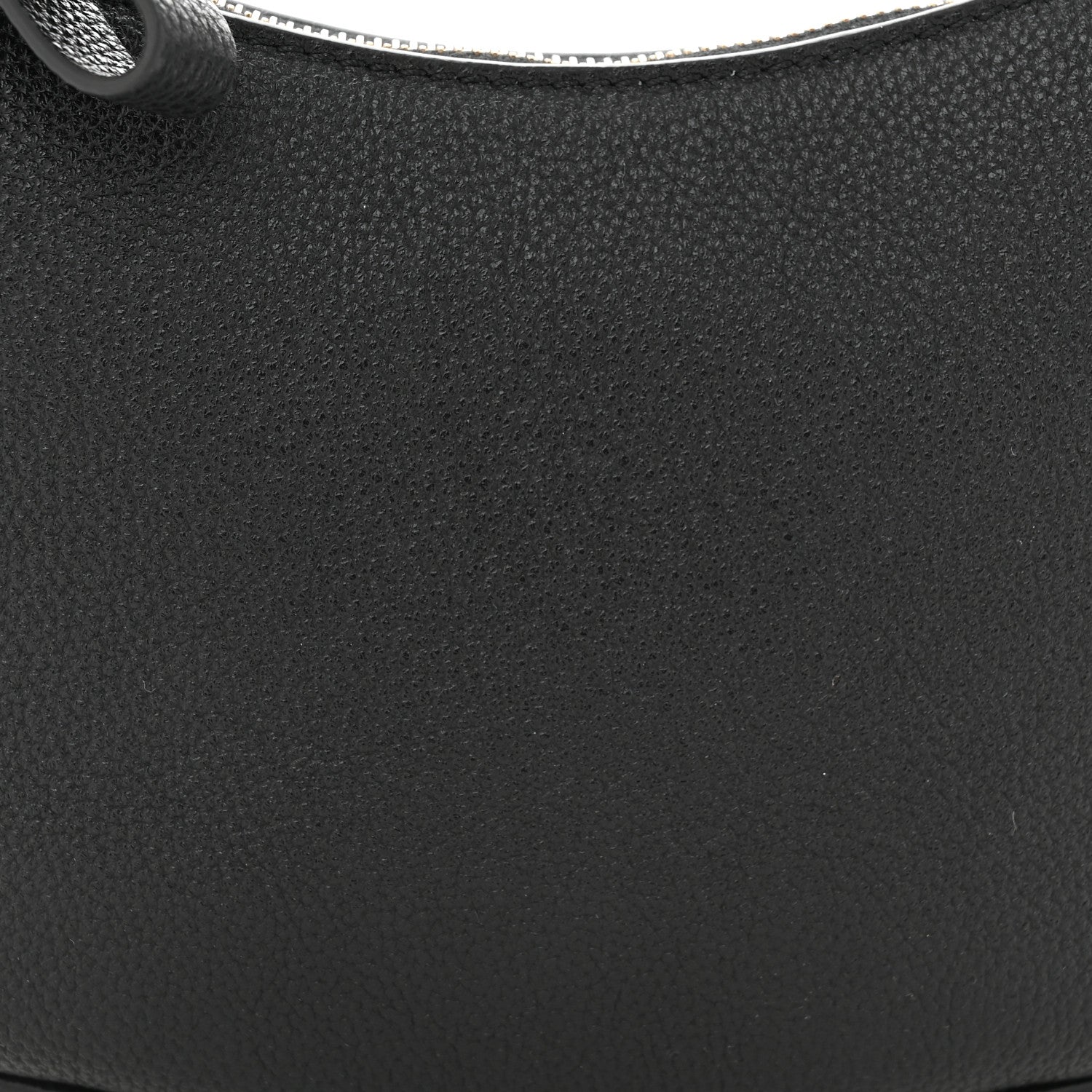 Valentino Garavani Grainy Calfskin Mini Rockstud Hobo Black 7 of 9