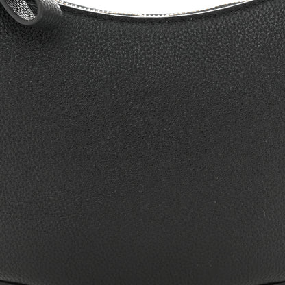 Valentino Garavani Grainy Calfskin Mini Rockstud Hobo Black 7 of 9