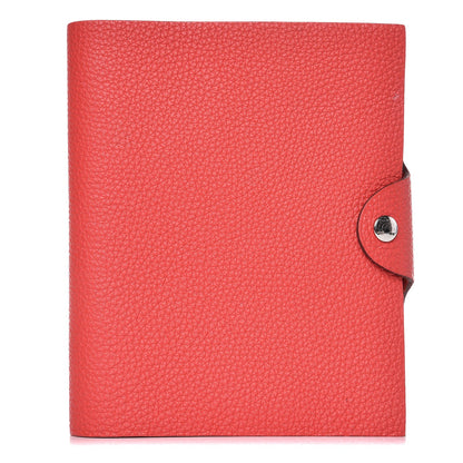 Hermes Togo Ulysse PM Agenda Cover Rouge Pivoine 1 of 12