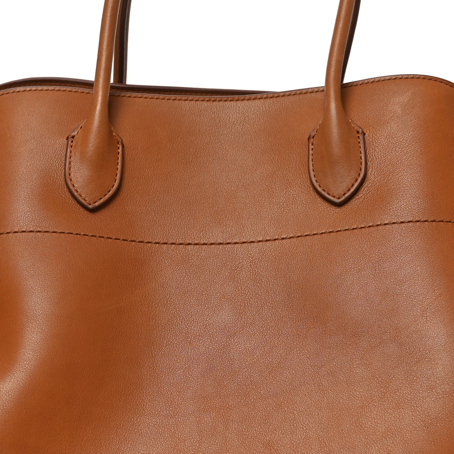 Polished Saddle Calfskin Soft Margaux 17 Cuir