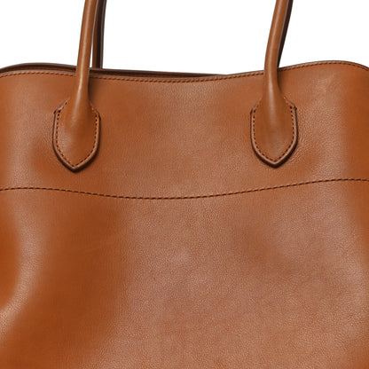 The Row Polished Saddle Calfskin Soft Margaux 17 Cuir 7 of 9