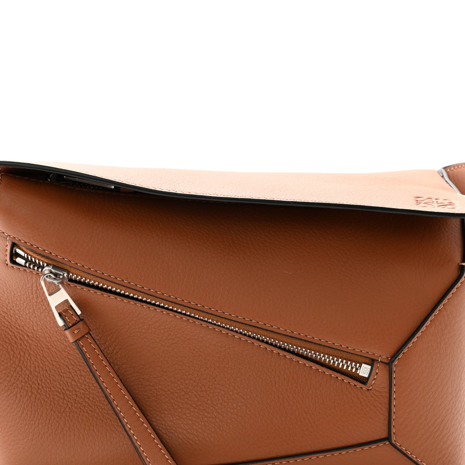 Loewe Calfskin Small Puzzle Bumbag Tan 7 of 10