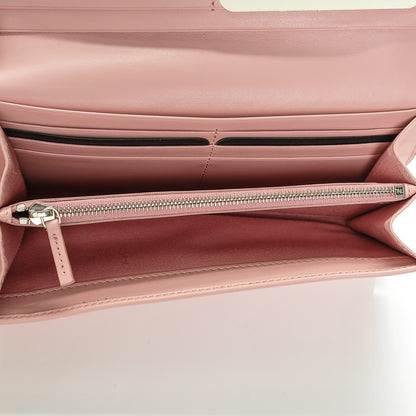 Fendi Vitello Elite Century Hypnoteyes Studded Continental Wallet Bubblegum Multicolor 5 of 6