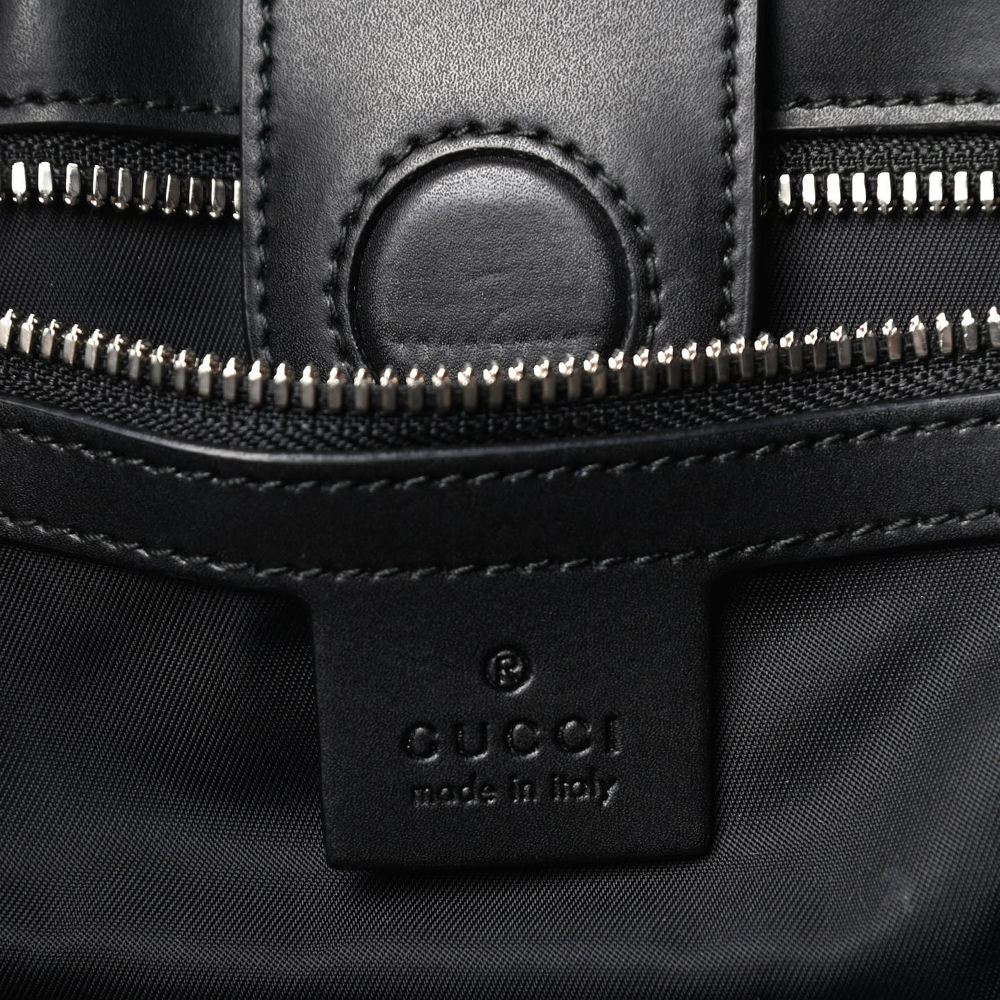 Soft GG Supreme Monogram Web Vertical Tote Black