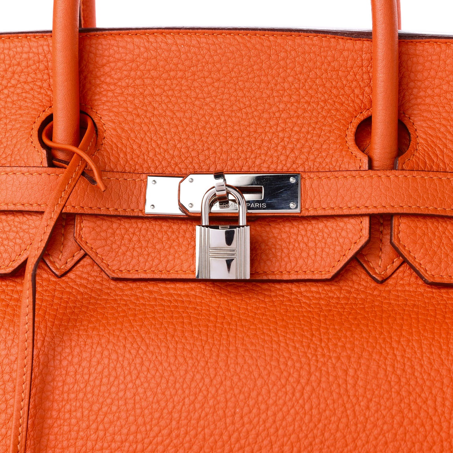 Togo Birkin 40 Orange