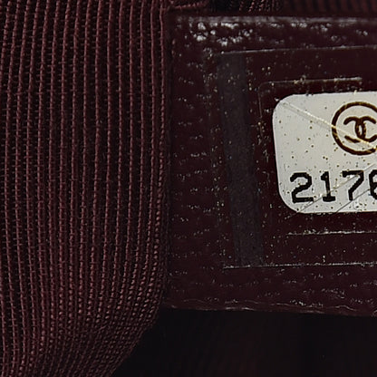 Chanel Calfskin Woven Medium Boy Flap Black Burgundy 7 of 14