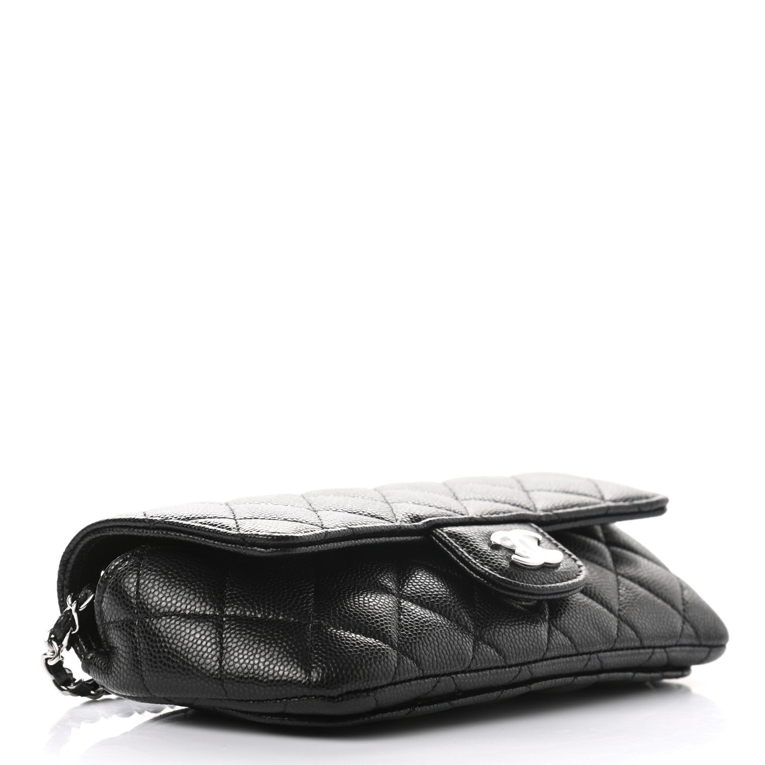 Chanel Caviar Quilted Glasses Case With Chain Black 3 of 9