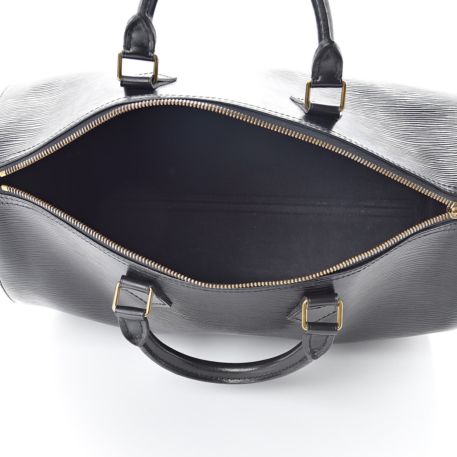 Louis Vuitton Epi Speedy 35 Black 5 of 15