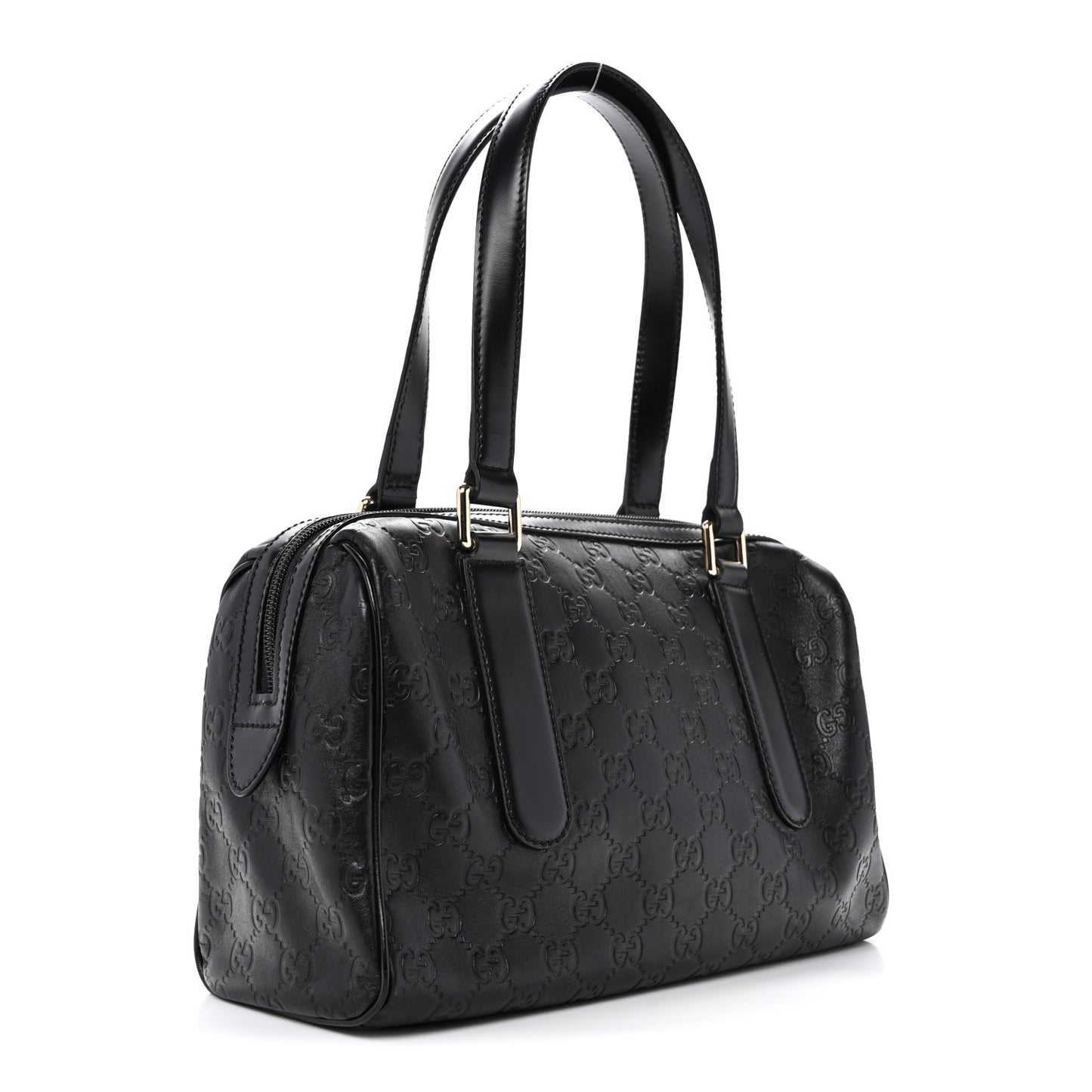 Guccissima Small Boston Black