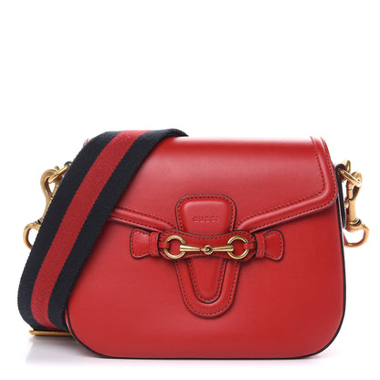 Gucci Ruinart Calfskin Medium Lady Web Shoulder Bag Hibiscus Red 1 of 13