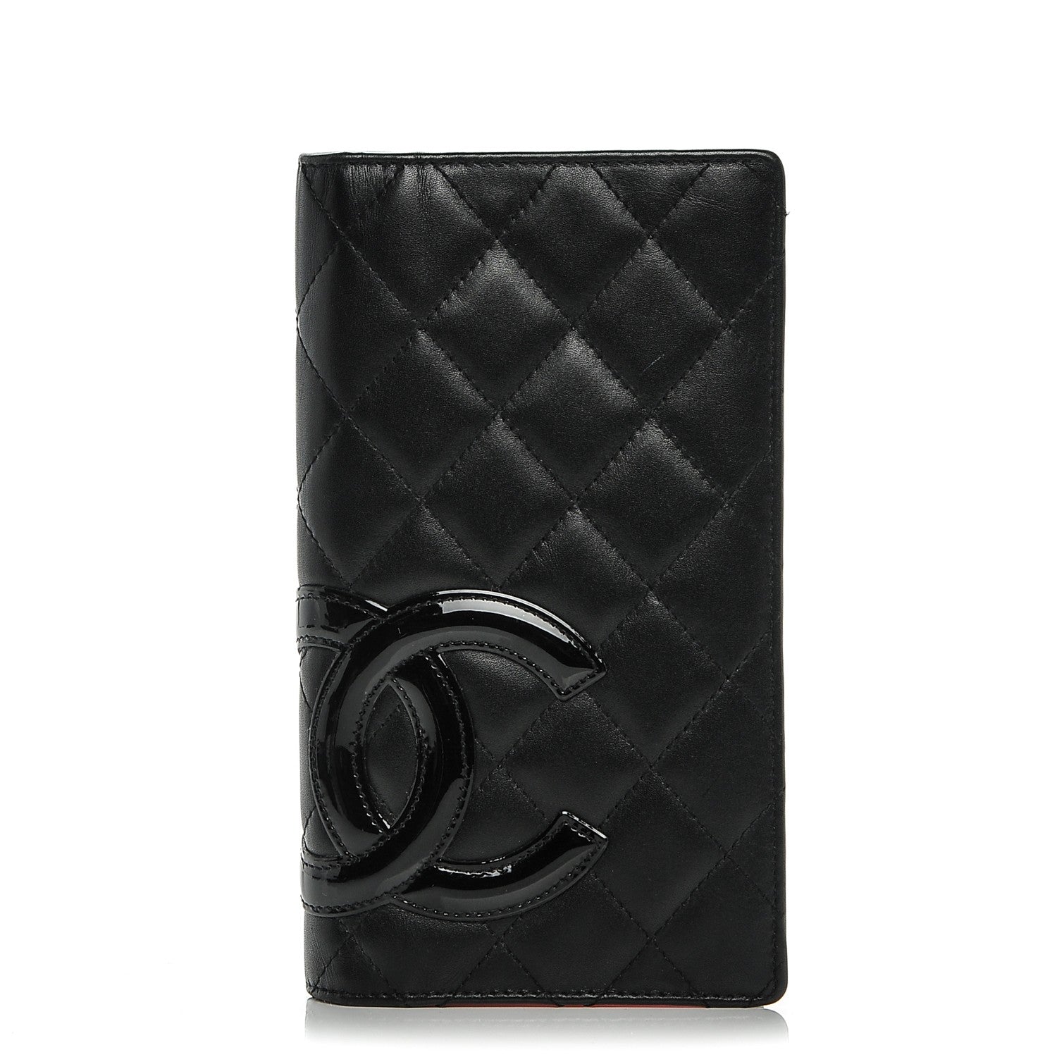 Chanel Calfskin Quilted Cambon Yen Wallet Black 1 of 8