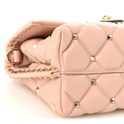Valentino Garavani Nappa Medium Candystud Top Handle Bag Poudre 10 of 15