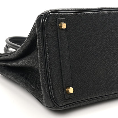 Hermes Togo BIRKIN 30 Black 9 of 10