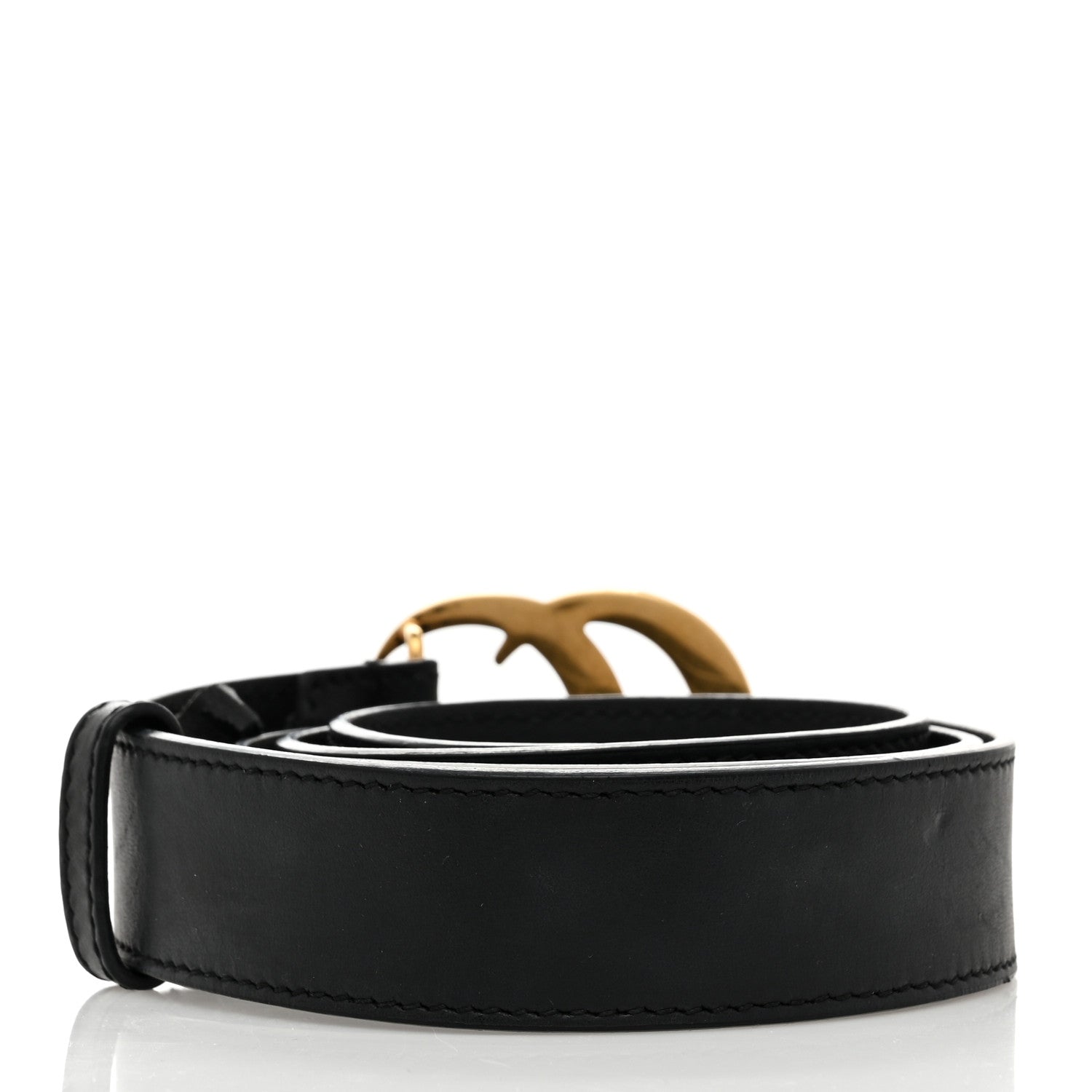 Gucci Calfskin Double G 30mm Belt 90 36 Black 2 of 5