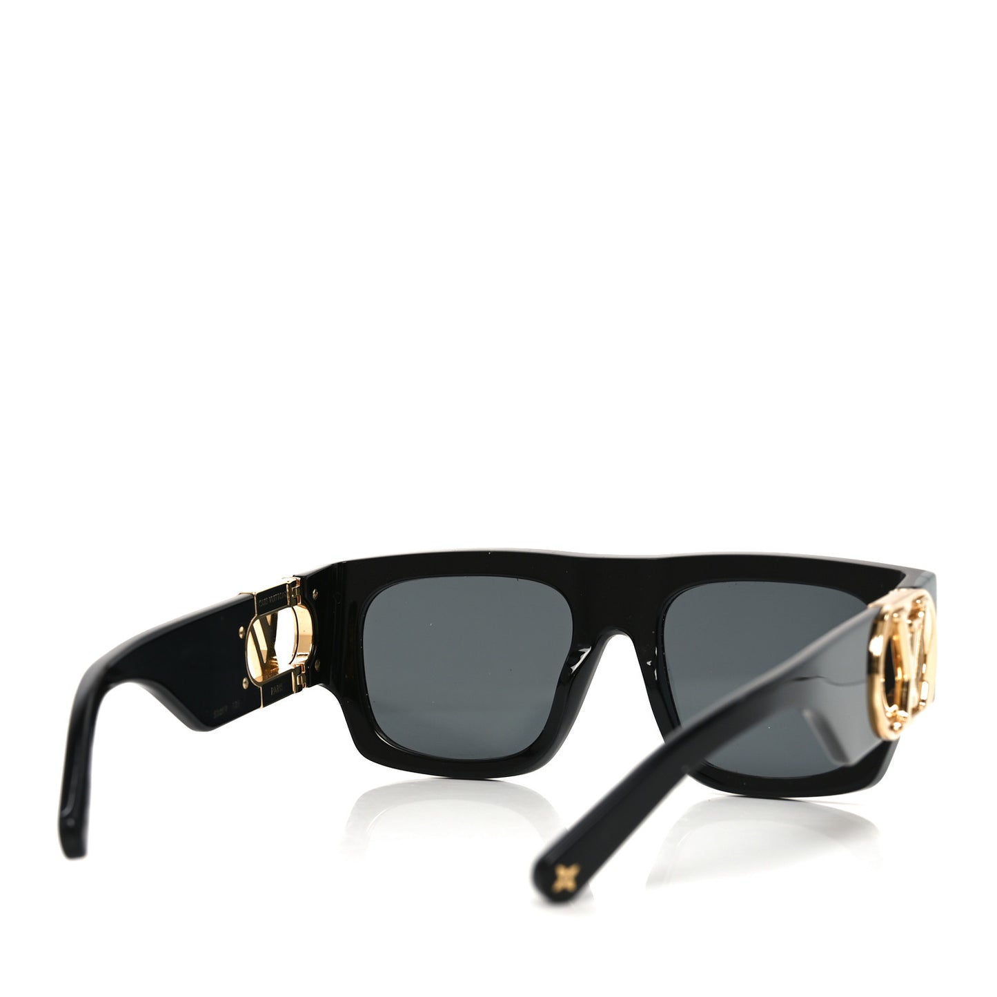 Acetate LV Link Square Sunglasses Z1478W Black