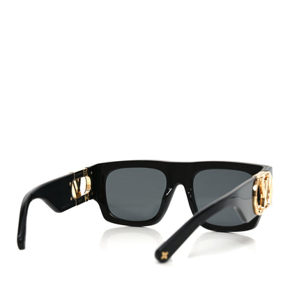 Louis Vuitton Acetate LV Link Square Sunglasses Z1478W Black 4 of 6
