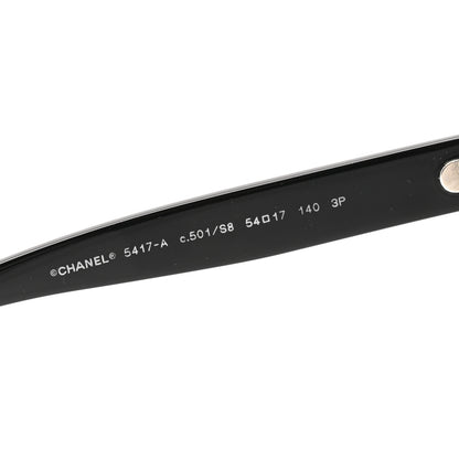 Chanel Acetate Polarized Square Sunglasses 5417-A Black 5 of 10