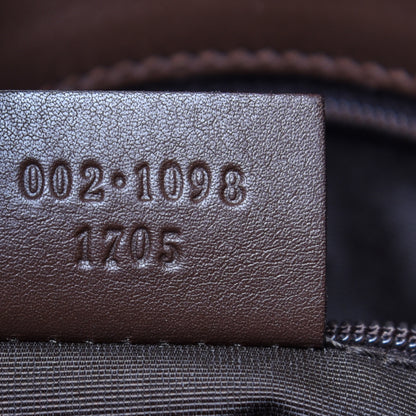 Gucci Monogram Large Bucket Tote Dark Brown 9 of 10