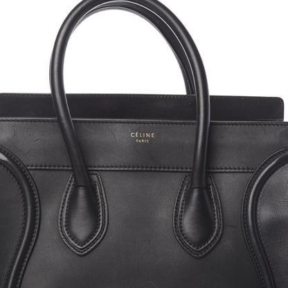 Celine Smooth Calfskin Mini Luggage Black 9 of 13
