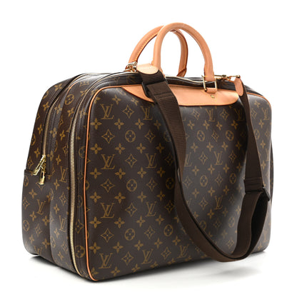 Louis Vuitton Monogram Alize 2 Compartment Luggage Travel Bag 3 of 14