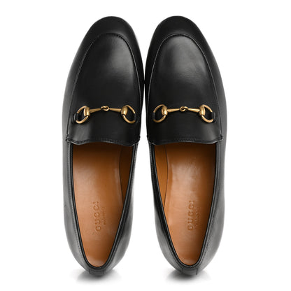 Gucci Calfskin Womens Jordaan Loafers 39 Black 2 of 10