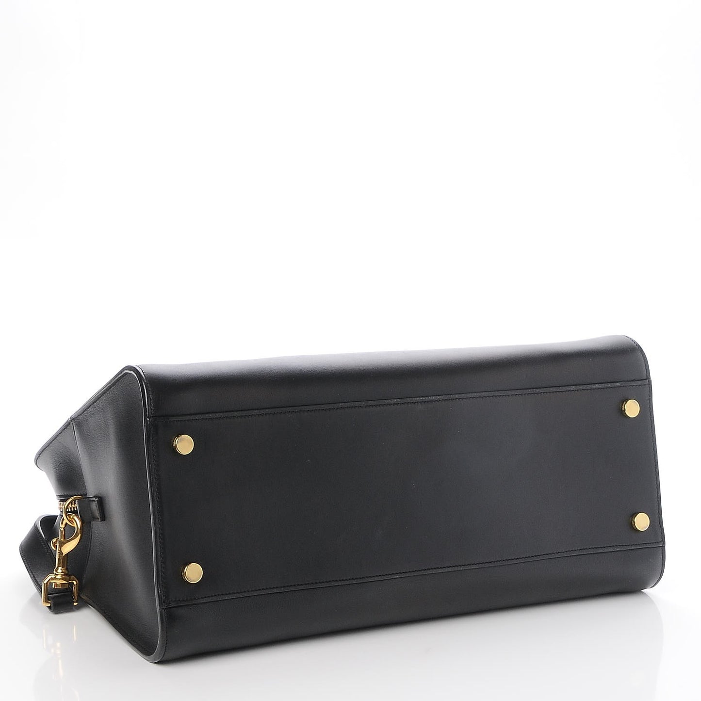 Smooth Calfskin Medium Monogram Cabas Black