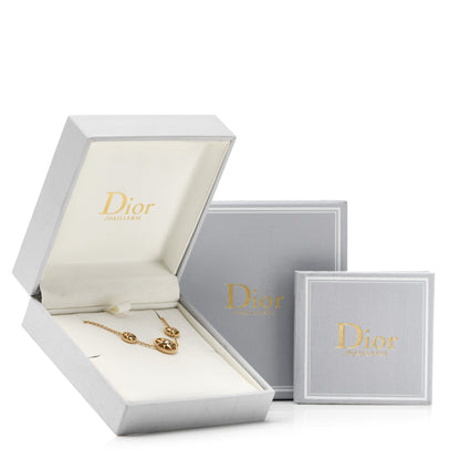 Christian Dior 18K Yellow Gold Diamond Mother of Pearl Rose Des Vents 3-Station Bracelet 5 of 5