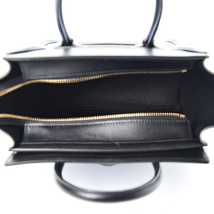 Celine Nubuck Smooth Calfskin Nano Tri-Color Luggage Porcelain 4 of 8