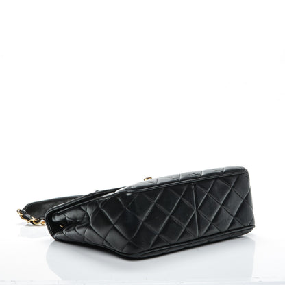 Chanel Lambskin Quilted Medium Single Flap Black 4 of 10