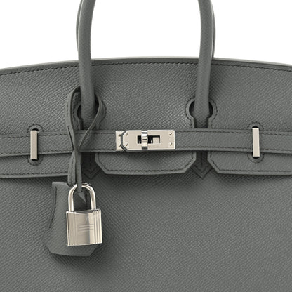 Hermes Epsom Birkin Sellier 25 Vert Amande 8 of 11