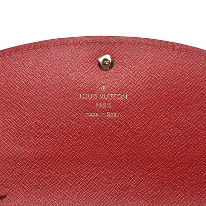 Louis Vuitton Damier Ebene Caissa Wallet Cherry 6 of 8