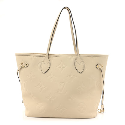 Louis Vuitton Empreinte Monogram Giant Neverfull MM Cream 1 of 10
