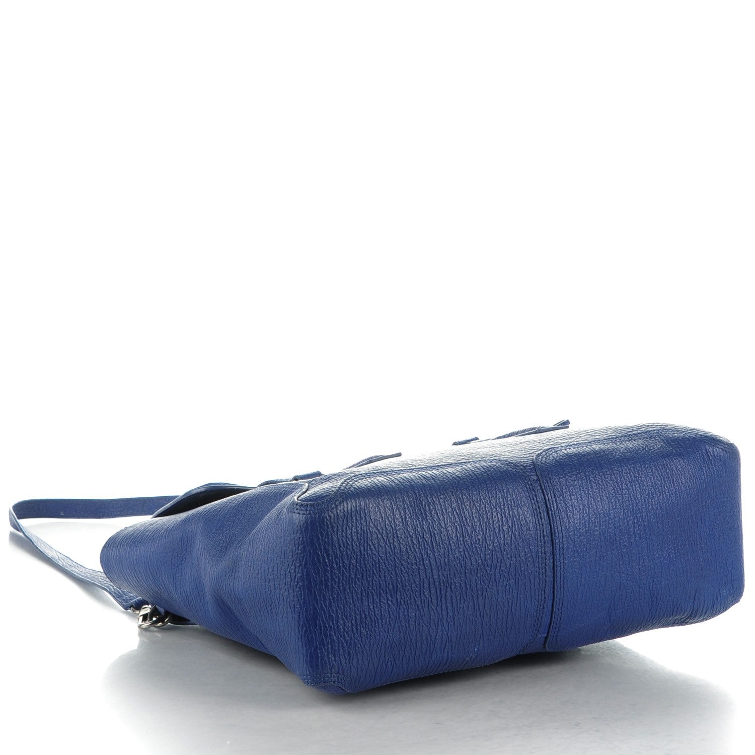 3.1 Phillip Lim 3.1 Textured Calfskin Large Pashli Satchel Cobalt 4 of 8