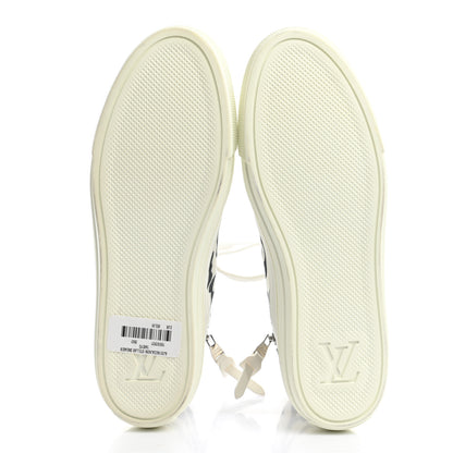 Louis Vuitton X UF Calfskin Tufted Monogram Stellar Sneaker Boots 39 White Black 5 of 9