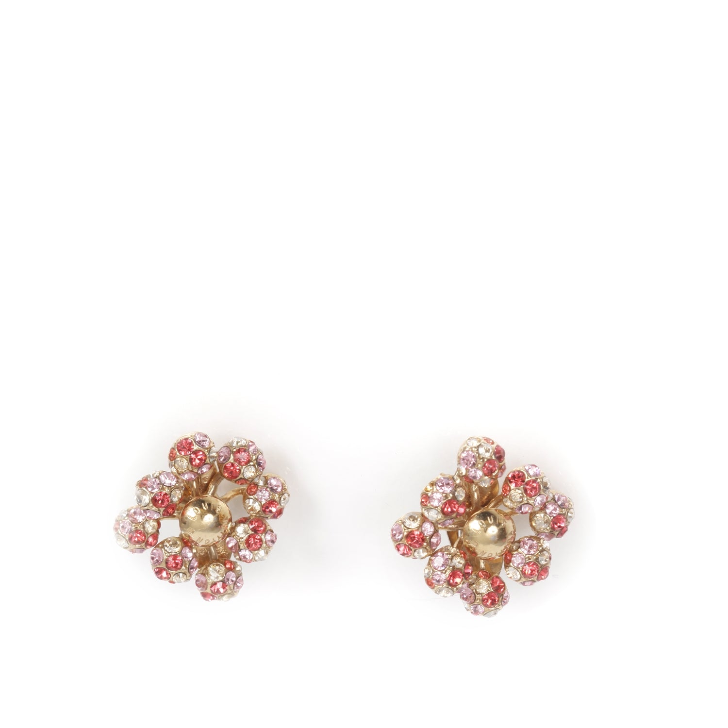 Louis Vuitton Swarovski Crystal 1001 Nuits Nights Clip On Earrings 1 of 5
