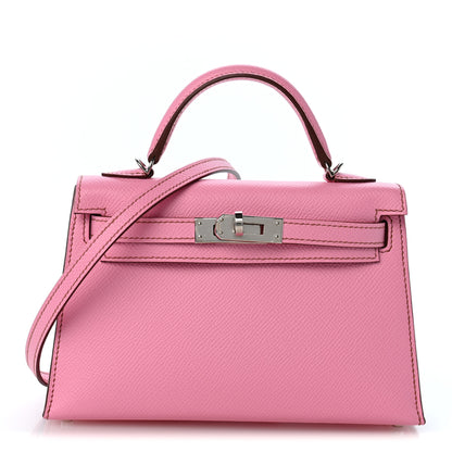 Hermes Epsom Mini Kelly Sellier 20  5P Pink 1 of 11