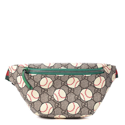 Gucci GG Supreme Monogram Baseballs Web Childrens Belt Bag 1 of 7