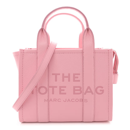 Marc Jacobs Grained Calfskin Small The Tote Bag Ribbon Pink 1 of 12