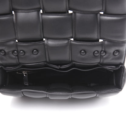 Bottega Veneta Lambskin Maxi Intreccio Padded Chain Cassette Crossbody Bag Black 4 of 7