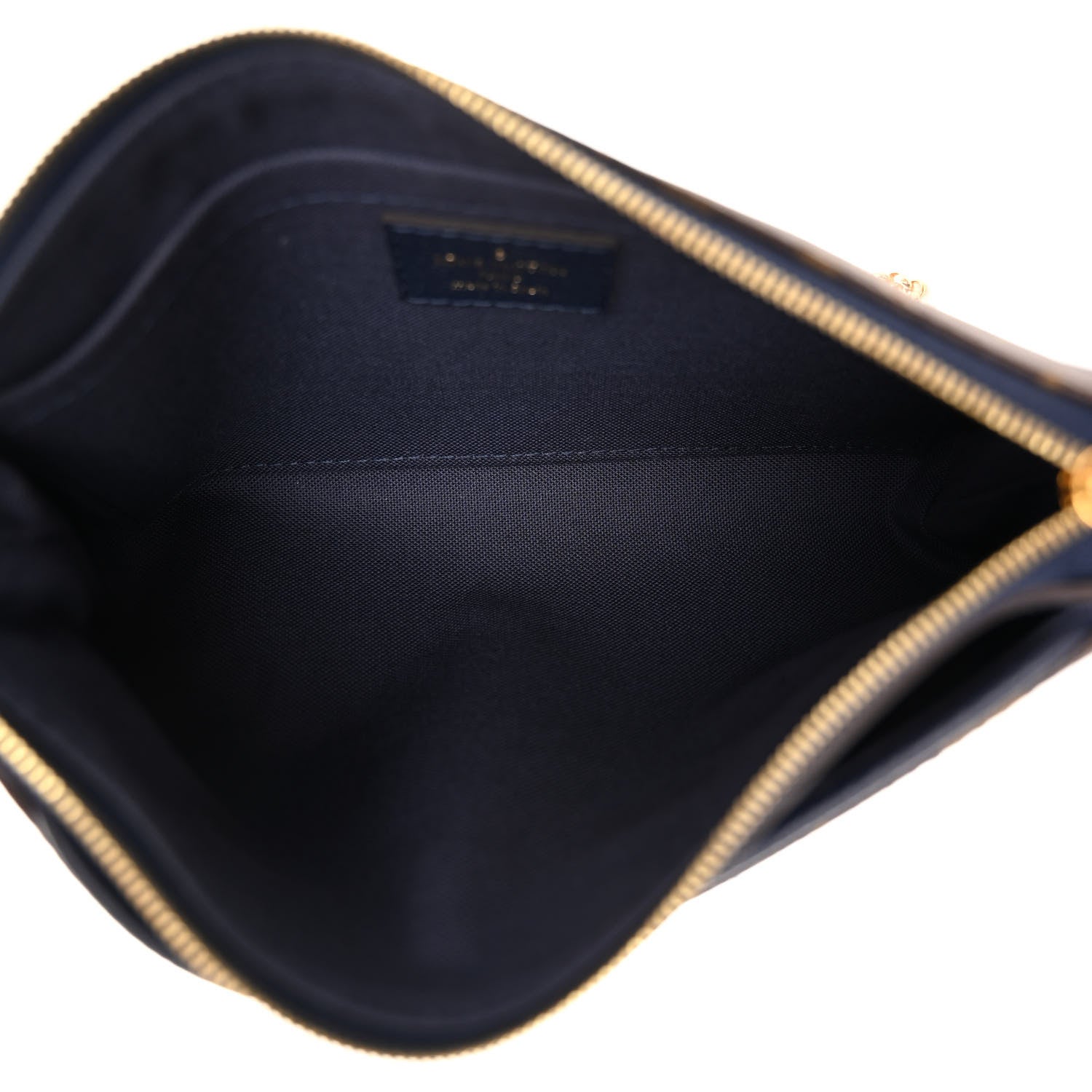 Louis Vuitton LOUIS VUITTON Monogram Pallas Clutch Blue Marine 5 of 10