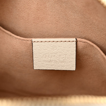 Gucci Textured Dollar Calfskin Web Small Ophidia Dome Shoulder Bag Mystic White 6 of 10