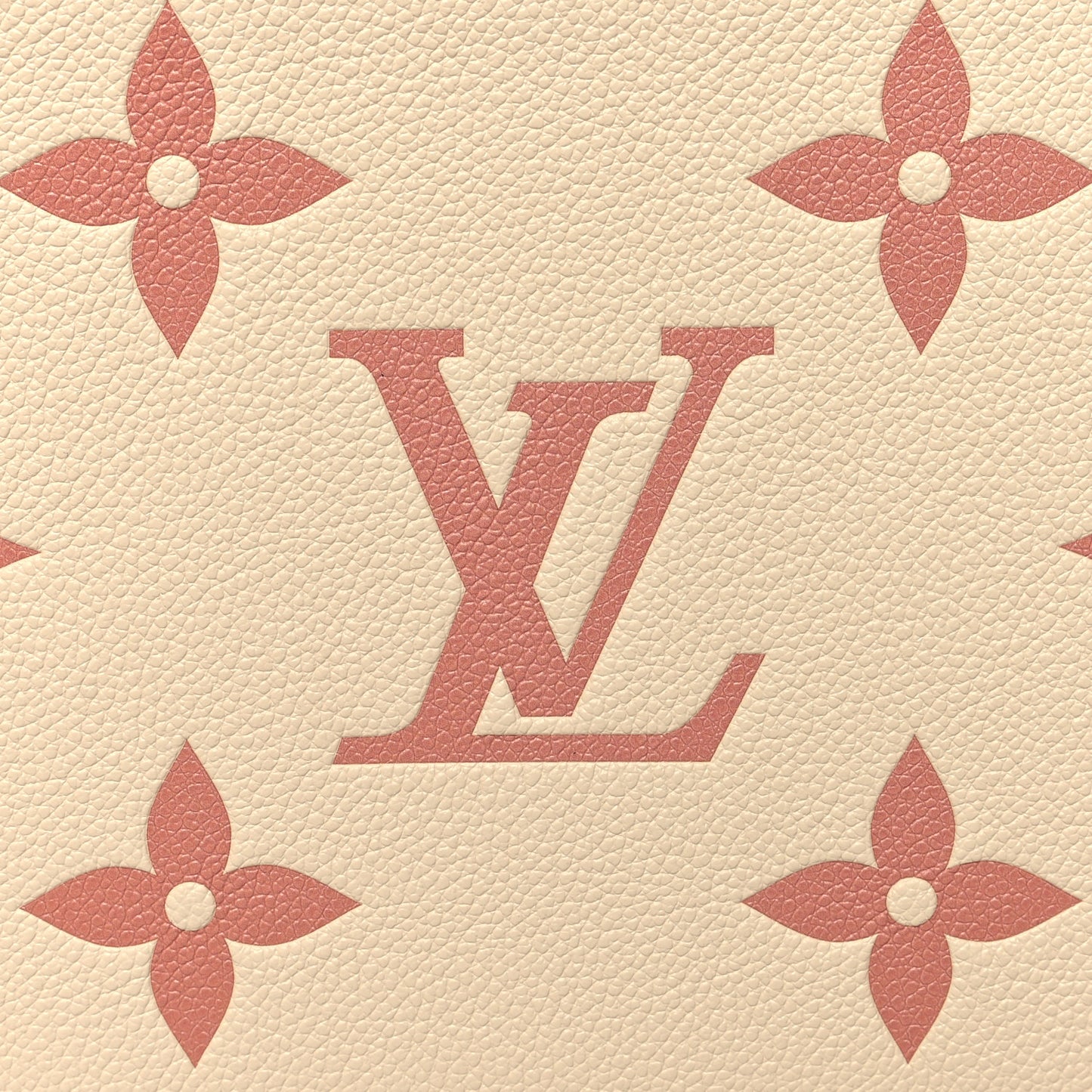 Empreinte Monogram Giant Neverfull MM Pochette Creme Rose Trianon