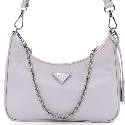 Prada Re-Nylon Saffiano Re-Edition 2005 Shoulder Bag Glicine 7 of 10