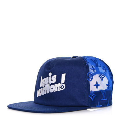 Louis Vuitton Mesh Embroidered Everyday LV Cap 58 Blue 1 of 8