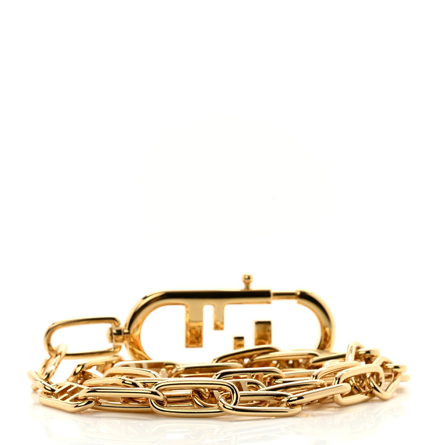 Fendi Metal O'Lock Strap You Gold 1566773 – FASHIONPHILE