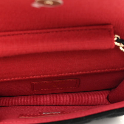 Chanel Jersey Quilted Micro Mini Flap Black 4 of 11