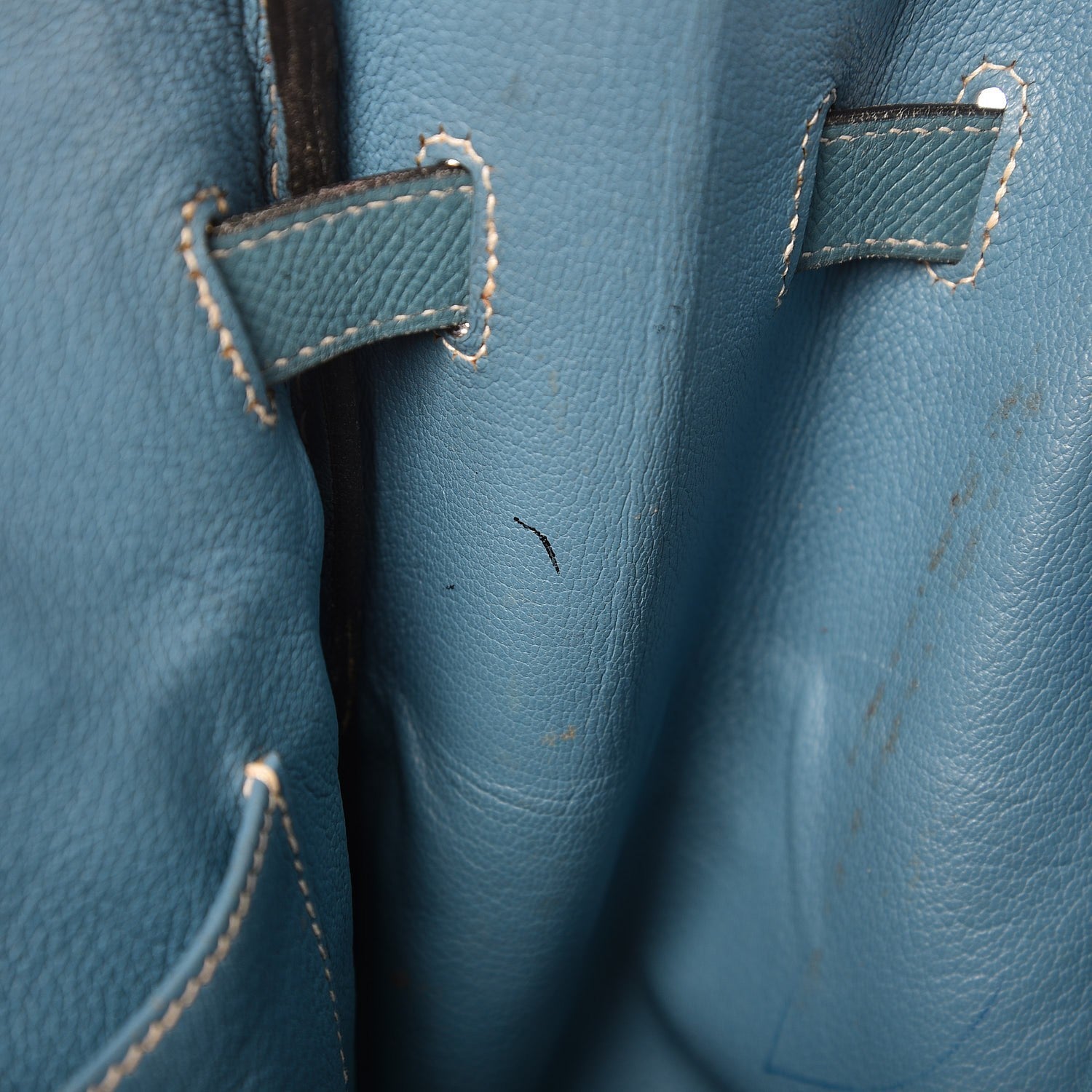 Hermes Epsom Birkin 35 Blue Jean 10 of 43